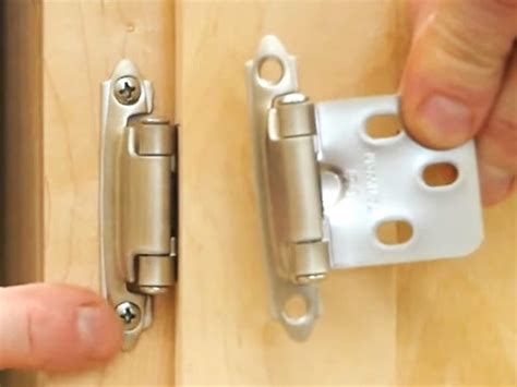 semi hidden cabinet hinge